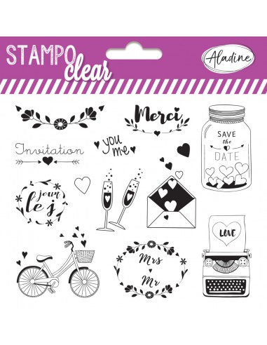 Stampo clear mariage