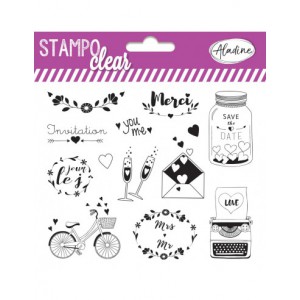 Stampo clear mariage