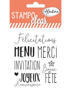 Stampo clear individuel mots
