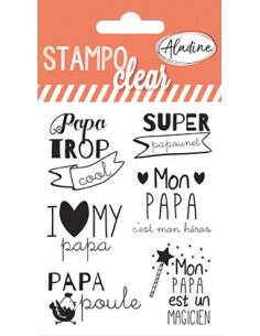 Stampo clear individuel papa