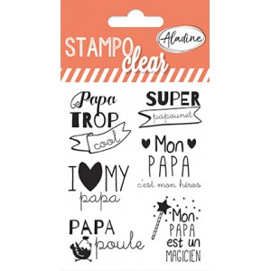 Stampo clear individuel papa