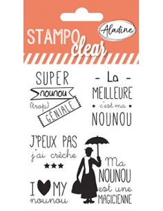 Stampo clear individuel nounou