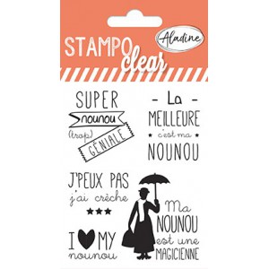 Stampo clear individuel nounou