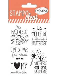 Stampo clear individuel maitresse