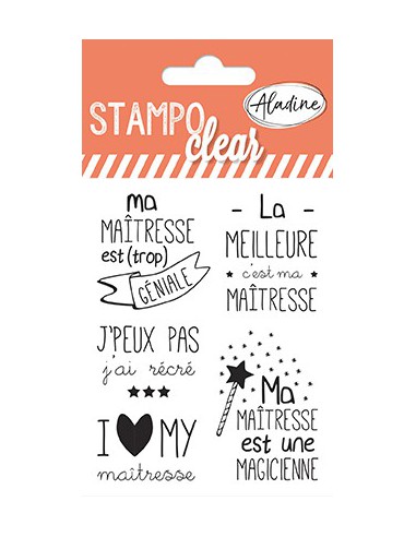 Stampo clear individuel maitresse