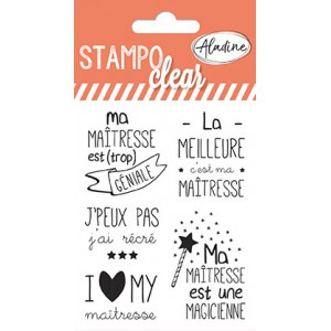 Stampo clear individuel maitresse