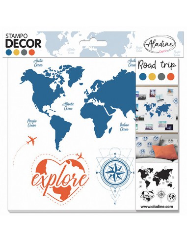 Stampo decor road trip