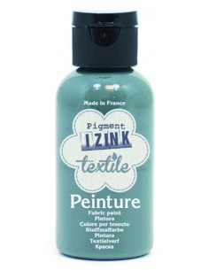 Izink peinture textile gris fonce flanelle 50 ml