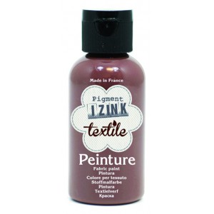 Izink peinture textile marron suedine 50 ml