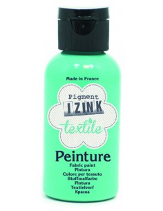 Izink peinture textile vert d'eau tulle 50 ml