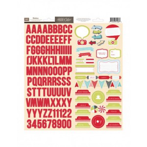 Magical - 2 planches de 143 autocollants - thème de noël