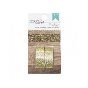 2 rouleaux - Gold Glitter Tape