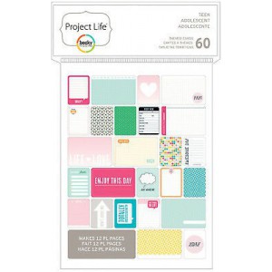 Project Life 60 cartes thematiques -  Teen Girl