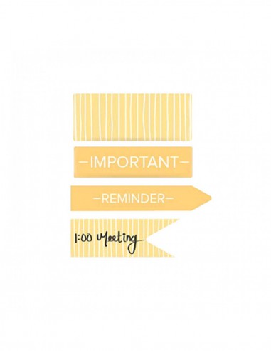 Washi tape - Reminder Yellow