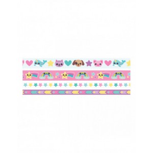 Washi Tape  Kawaï 4 rouleaux