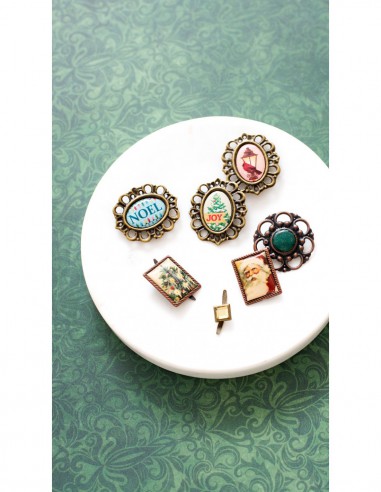 Brads - 35 attaches parisiennes sur le thème de noel