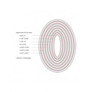 Framelits Die Set 7PK - Ovals