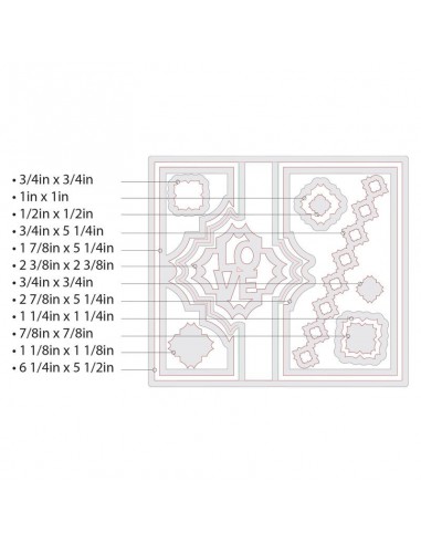 Framelits Dies - Card, Charming Frame Flipits