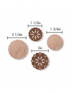 Magnetic Die Set 4PK - Flower Concho
