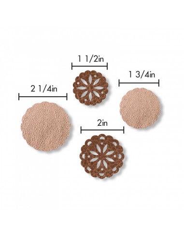 Magnetic Die Set 4PK - Flower Concho