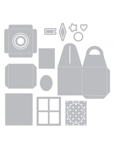 Thinlits + 18pk Boite à Cupcake