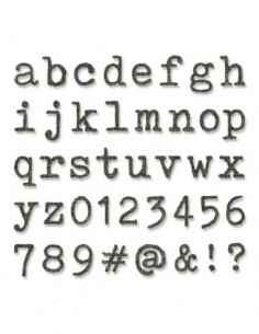 Alphanumeric Tiny Type Lower by Tim Holtz
