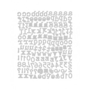 Alphanumeric Tiny Type Lower by Tim Holtz