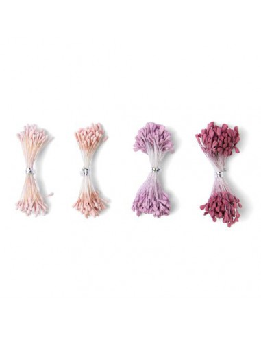 pistils de fleurs  400 pièces - Pink/Purple
