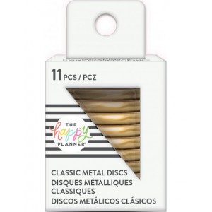 MÉDIUM - Metal Gold Discs (anneaux en aluminium)