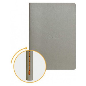 Rhodiarama Piqué Silver A5 DOT bullet journal  64Pages  90G/m2