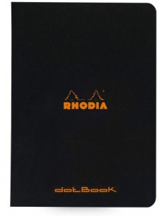 CAHIER NOIR CLASSIQUE 14,8x21cm 96Pages DOT bullet journal