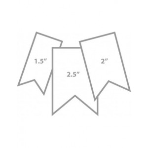 Perforatrice - fanions 2,5 + 2 + 1,5inch