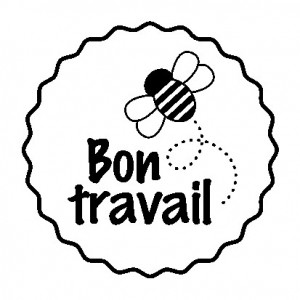 Tampon bois woodies - Ecole Bon travail