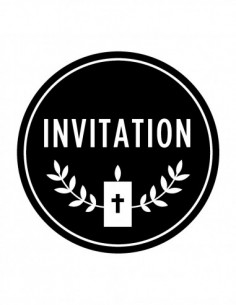 Tampon bois woodies - Communion Invitation