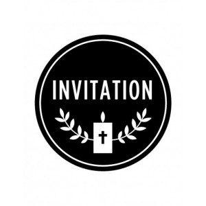 Tampon bois woodies - Communion Invitation