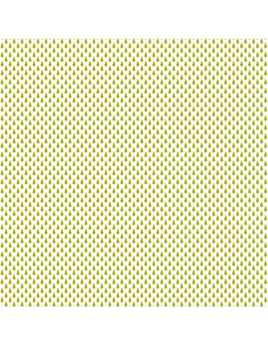 Bloc papier 30 x 30cm - 6 feuillets photos Vert - 170g/m2 - imprimé recto et verso