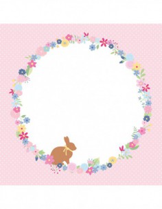Bloc papier 30 x 30cm - Set de 6 feuillets Pâques Chocolat 2