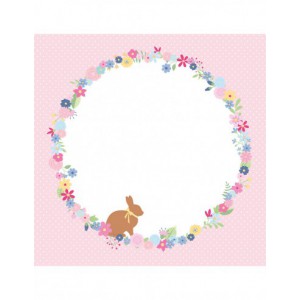 Bloc papier 30 x 30cm - Set de 6 feuillets Pâques Chocolat