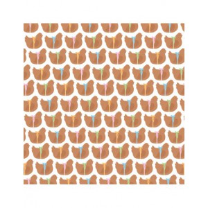 Bloc papier 30 x 30cm - Set de 6 feuillets Pâques Chocolat
