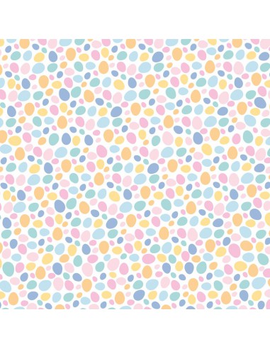 Bloc papier 30 x 30cm - Set de 6 feuillets Pâques Chocolat