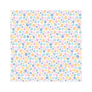 Bloc papier 30 x 30cm - Set de 6 feuillets Pâques Chocolat