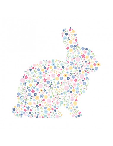 Bloc papier 30 x 30cm - Set de 6 feuillets Pâques Chocolat