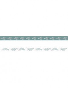 Washi tape - Isatis 2 rouleaux 5mx15mm sapin