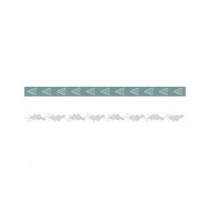 Washi tape - Isatis 2 rouleaux 5mx15mm sapin