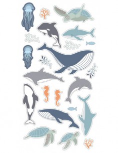 Autocollant Puffies Deep Sea