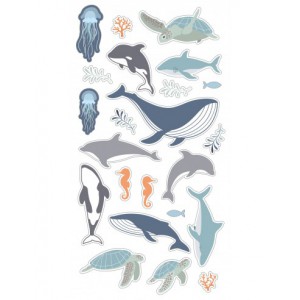Autocollant Puffies Deep Sea