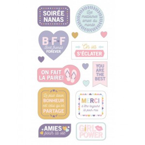 Autocollant puffies Best Friend Forever