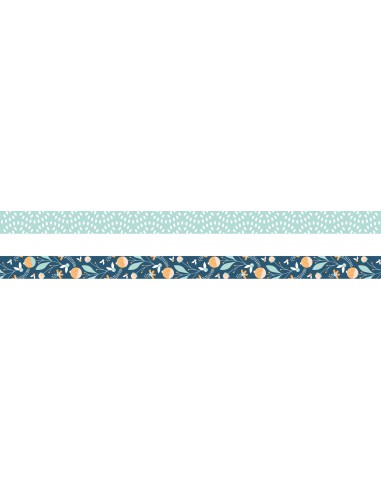 Washi tape  2rlx 15mm x 5m Blossom
