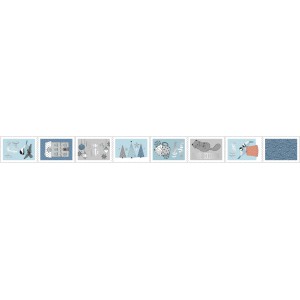 80 stickers timbres Cosy Christmas