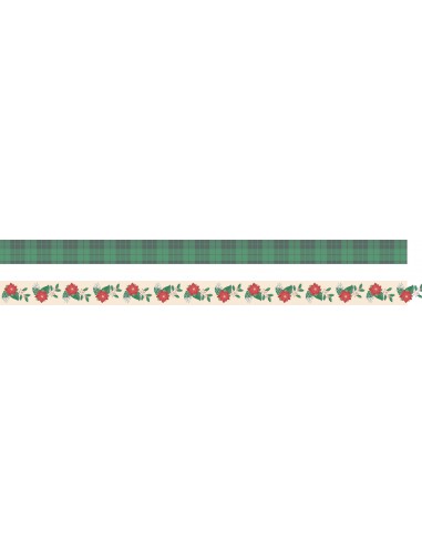 Washi tape - 2 rouleaux - 15mmx5m : Merry Christmas